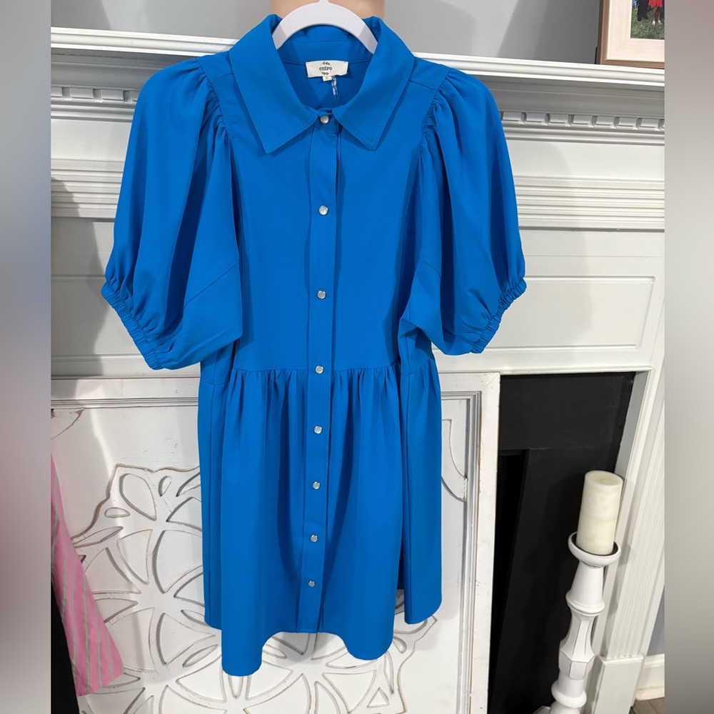Woman’s blue Entro dress size small worn one time